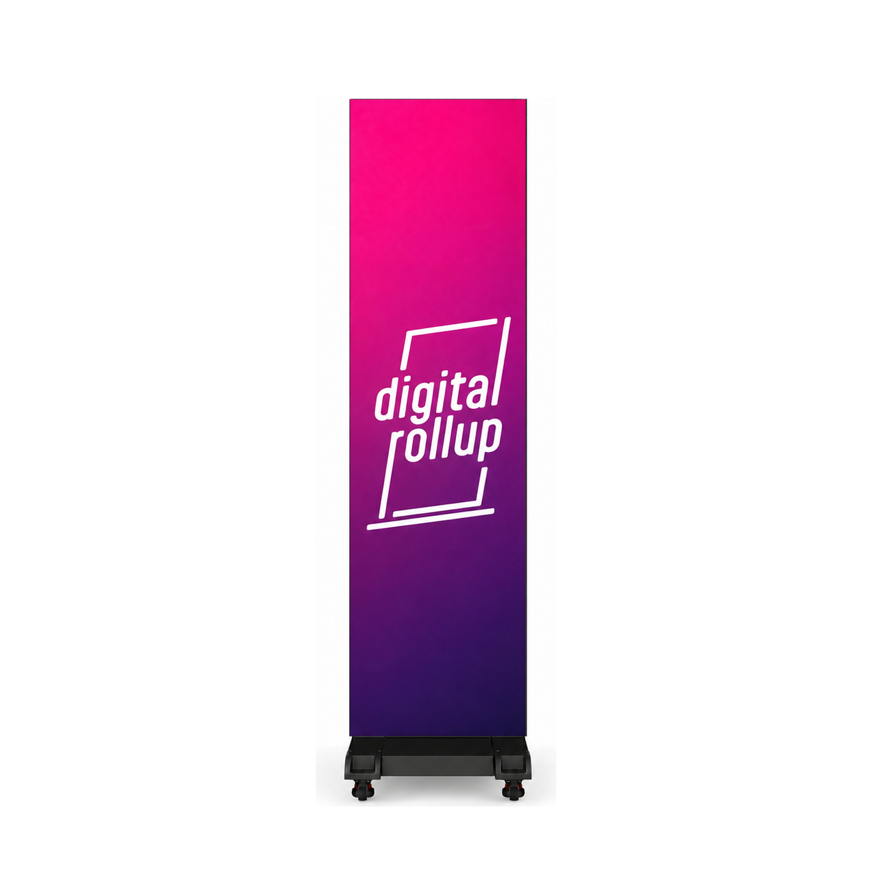 Digital Rollup Single – quadratisches Produktfoto in einheitlichem Maßstab